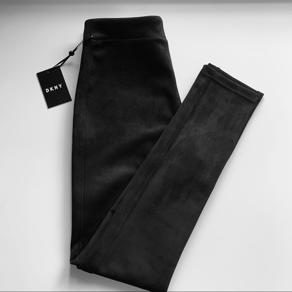 DKNY Faux Suede Leggings